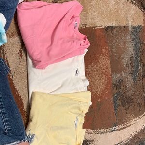 Three tshirts look brand new